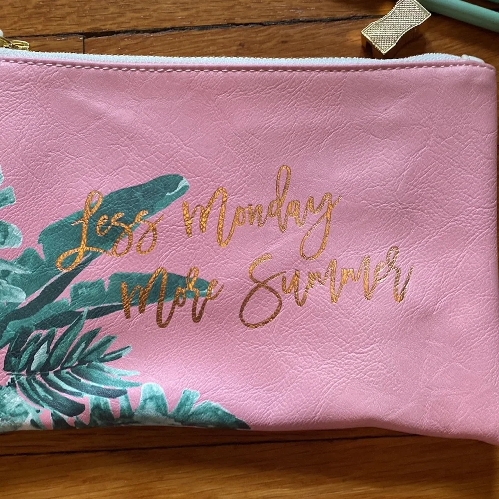 Less Monday More Summer-Pencil Pouch Set